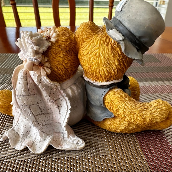 Vintage 1992 P. Hillman "Robbie and Rachael" Figurine Love Bears All Things - Picture 8 of 8